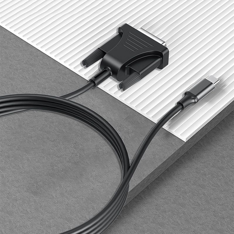 Cáp ChuyểN ĐổI USB C Sang DVI 3.1 Sang ĐầU CắM DVI 4K Tương Thích Với Macbook Air 3.1 Sang DVI (2M)