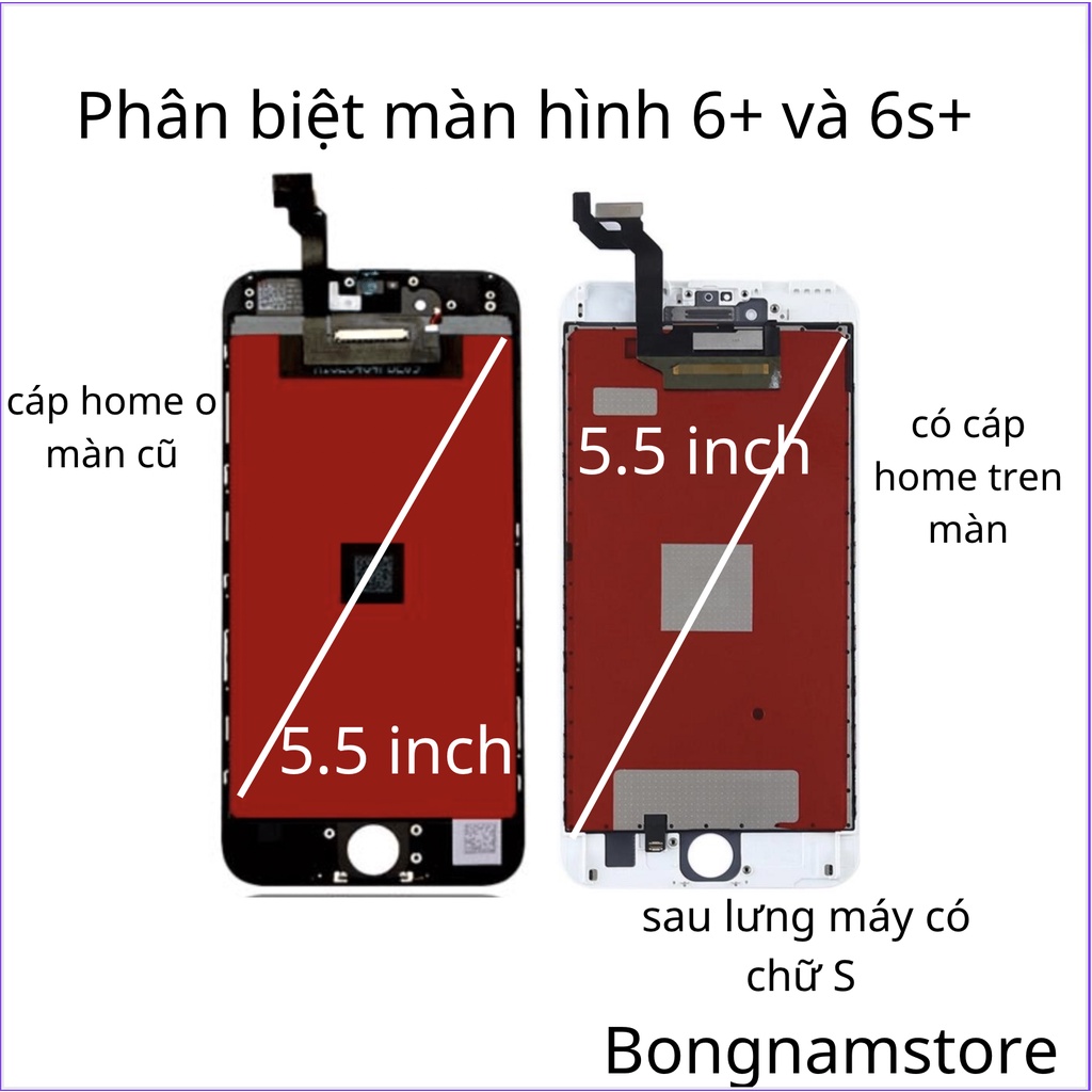 Màn hình thay thế 6s plus cho 6S+ 5,5 inch [Tặng bộ sửa 8 trong 1]