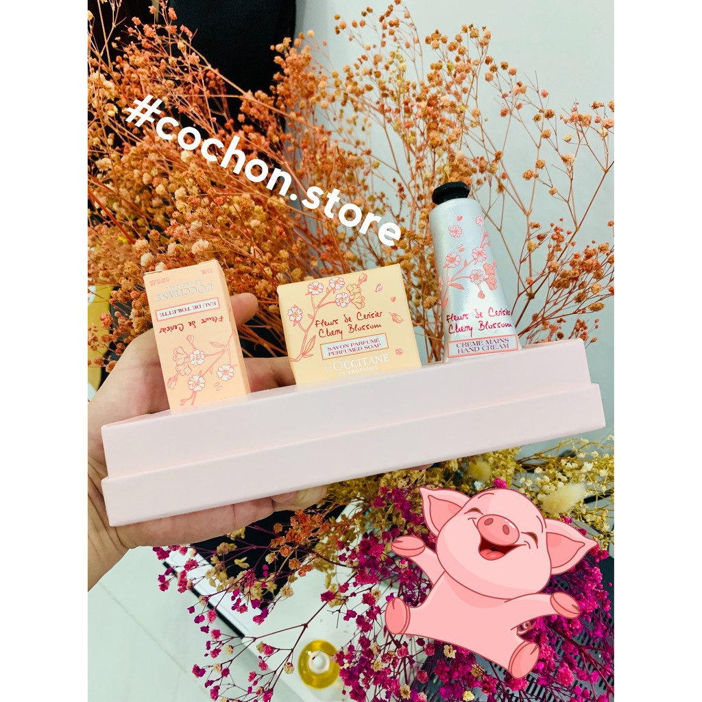 [BILL US/FR] L'Occitane Bộ 3 món Hoa Anh Đào L'Occitane Cherry Blossom Discovery Set (NEW 2020)