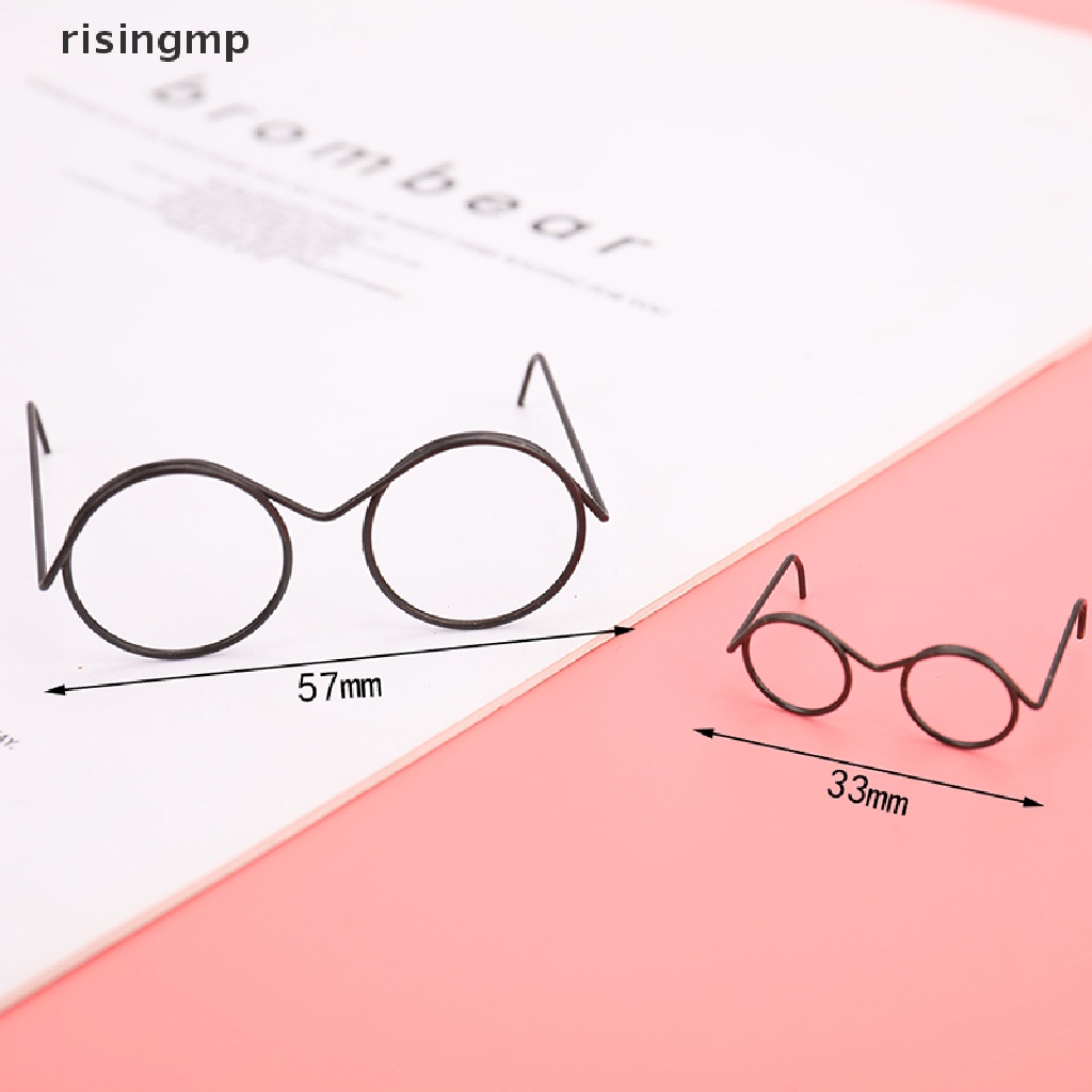 Mắt Kính Không Gọng Tròn Thời Trang Dành Cho Búp Bê ♨Trên đó