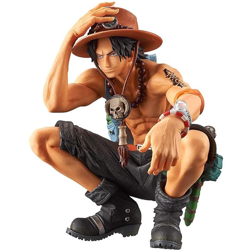 Mô hình nhân vật Ace Squatting trong One Piece 13cm độc đáo