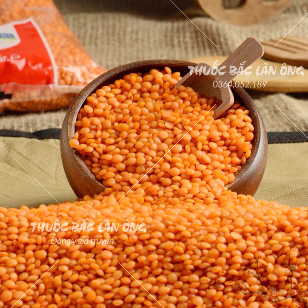 Đậu lăng xanh/đỏ 100g (Hạt dinh dưỡng, nấu soup, làm sữa hạt, tốt cho người ăn kiêng)
