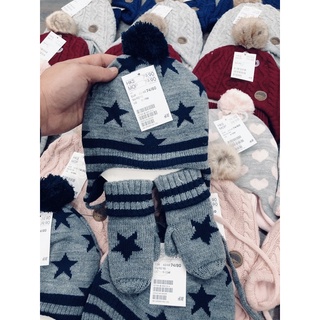 Set Mũ + Bao tay xuất dư HM