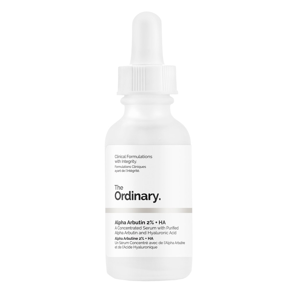 [RẺ NHẤT] Trắng da mờ thâm Alpha Arbutin 2% + HA 30ml The Ordinary