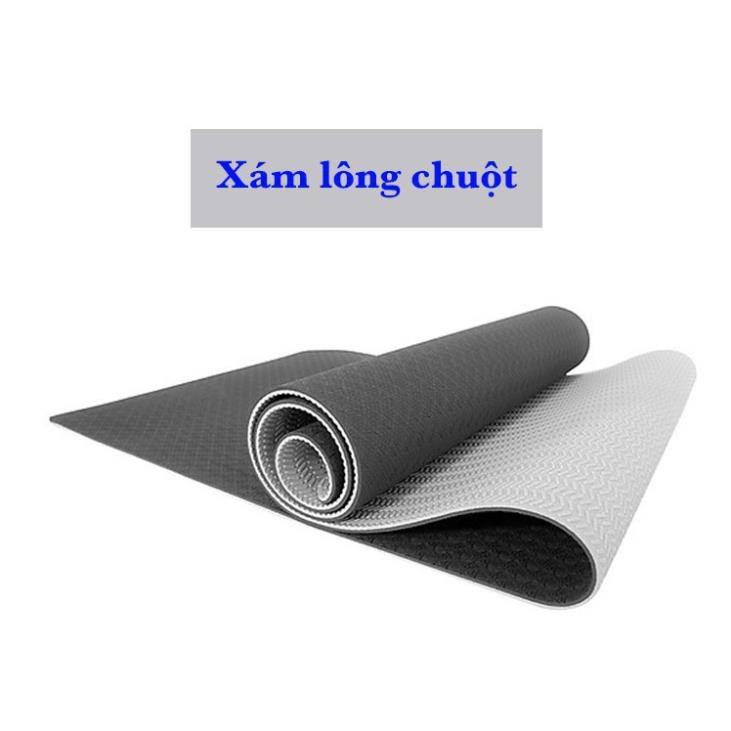 THẢM TẬP YOGA TPE 2 LỚP DÀY_Ảnh Thật Loại 1