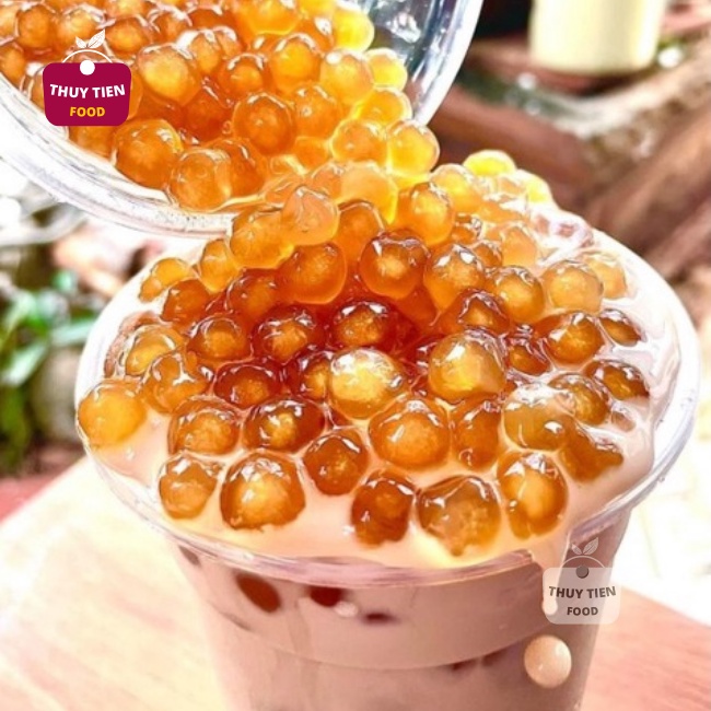 TOPPING Trân châu Đen, Trắng, Hoàng Kim, 3Q, Nha Dam THUY TIEN FOOD