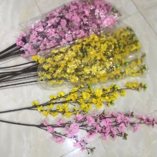 Cành mai cành đào giả