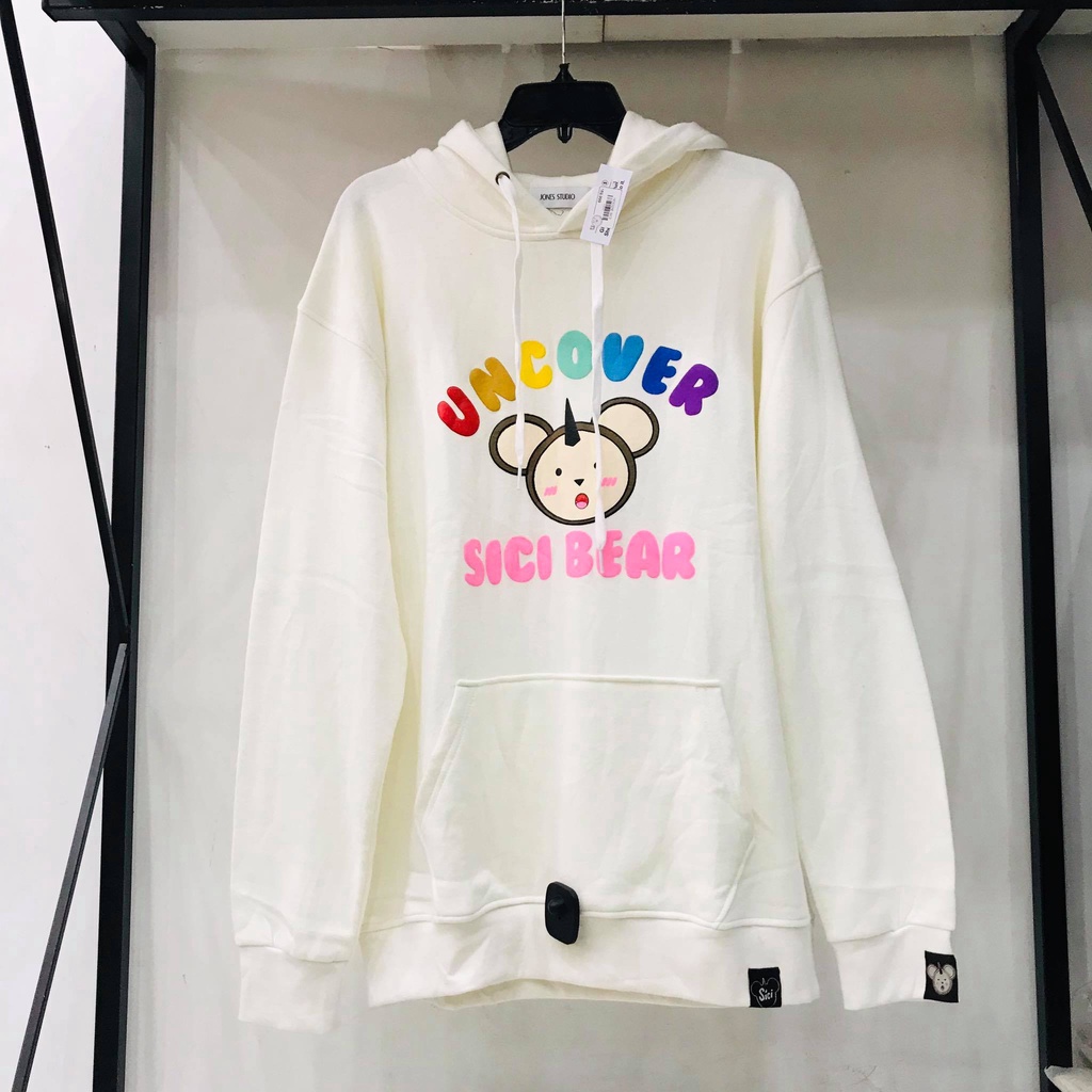 Áo hoodie Sici Uncover trắng đen nam nữ unisex - Gin store