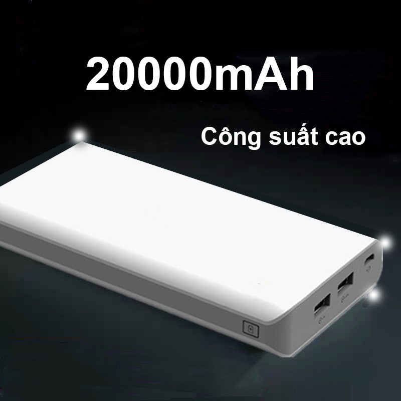 Pin sạc dự phòng Romoss Sense 6 20000mAh (Trắng) - Chính Hãng - CDB100010