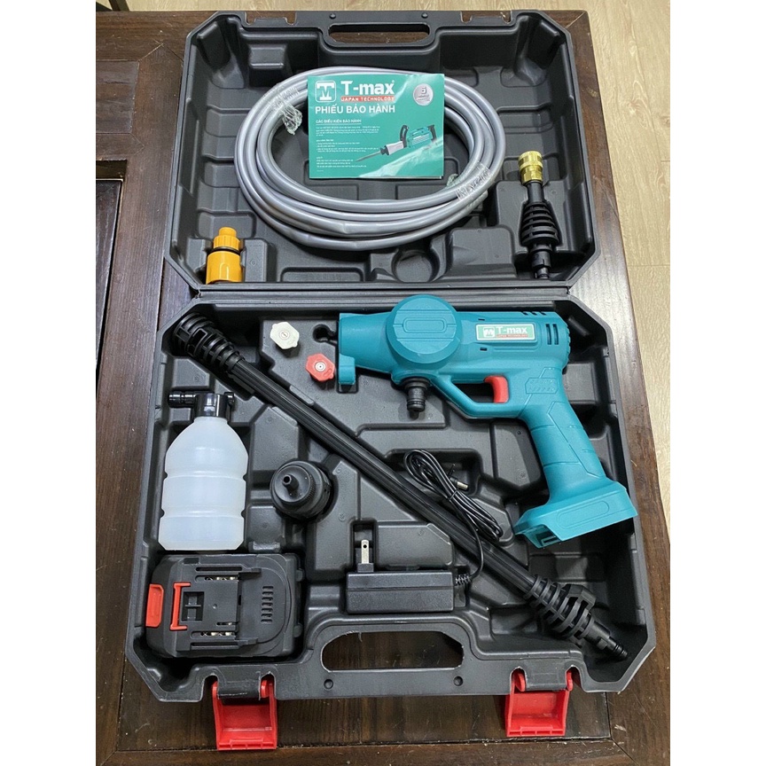 Máy Rửa Xe Dùng Pin 21v TMAX TM-LCW21