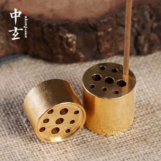 Chân đế cắm nhang bằng đồng thiết kế 9 lỗ