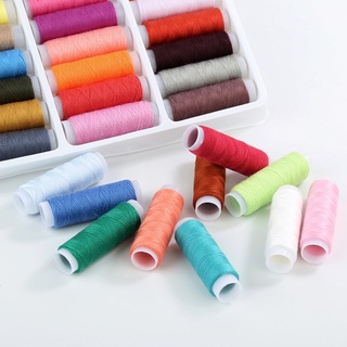 Set 39 cuộn chỉ may vá bằng polyester 100% nhiều màu sắc