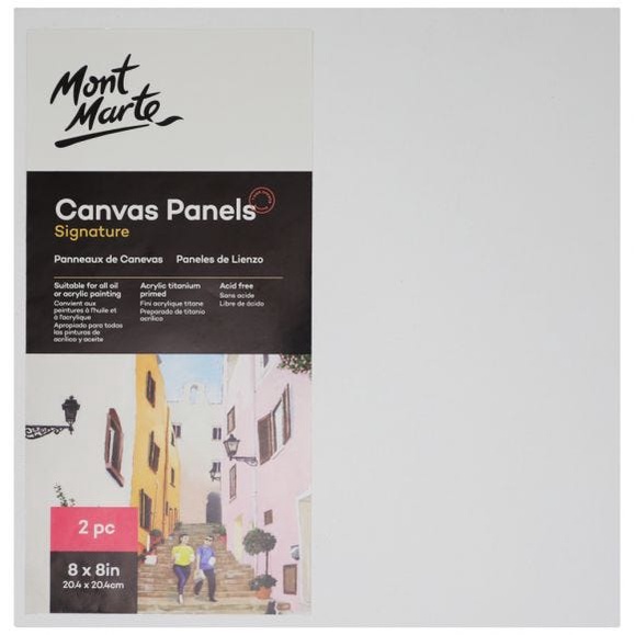 Tấm Canvas panel MONT MARTE toan vẽ tranh màu acrylic, sơn dầu