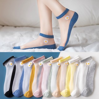 Tất Ren Lụa Hoa Cúc TN26