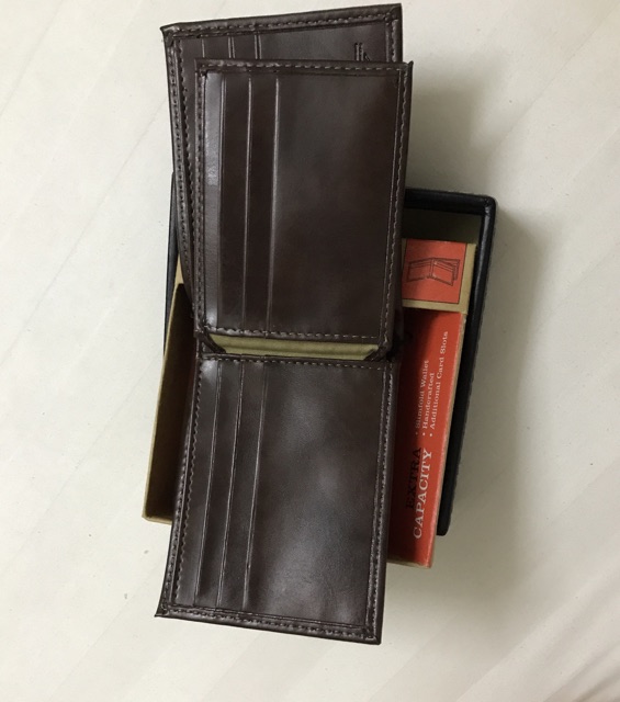 Ví Nam da thật hàng xách tay Mỹ chính hãng thương hiệu Dockers Men's RFID Block Extra Capacity Leather Bifold Wallet