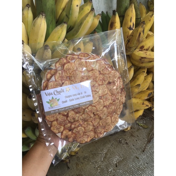 Bánh tráng chuối nướng
