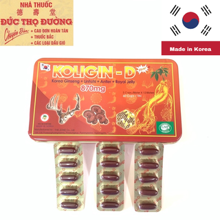 Nhân sâm, linh chi Koligin D - Bồi bổ sức khỏe, tăng cường sức đề kháng