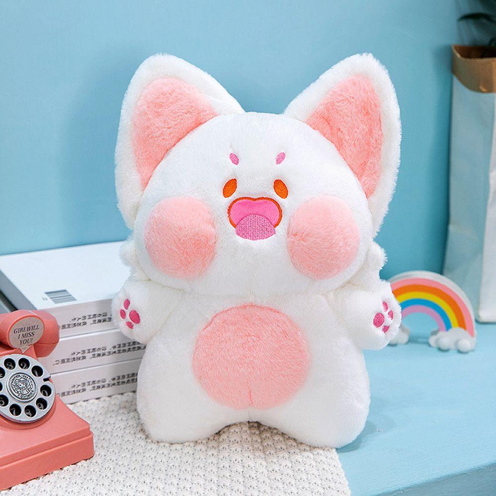 LILYES Đồ chơi nhồi bông Hình Mèo Hoạt Hình Dễ Thương Trang Trí Nhà Cửa