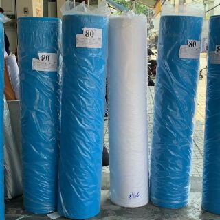 20m vải không dệt màu xanh biển hoặc xanh dương đậm, ĐL 80 dày dặn