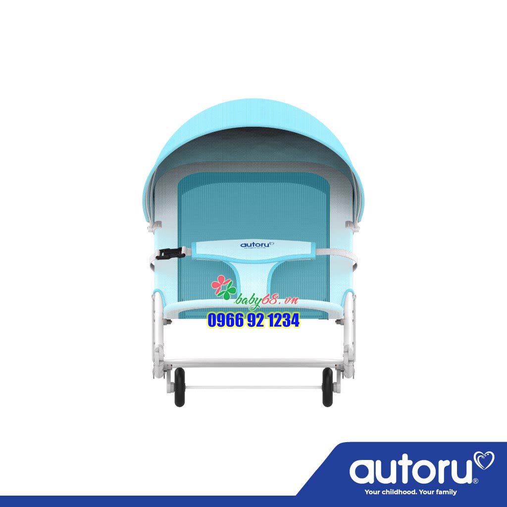 Ghế rung nhún bập bênh F1 Autoru - Xe nhún ăn dặm, bú sữa, nằm tắm nắng, nằm chơi, dỗ bé các giấc ngủ ngon