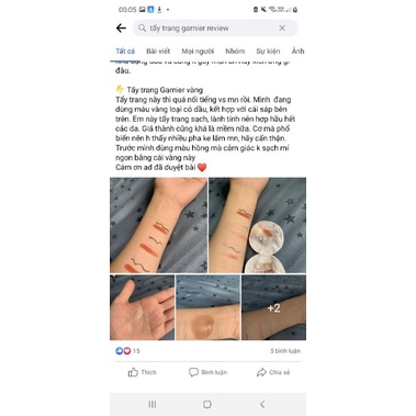Tẩy trang Garnier bản Pháp