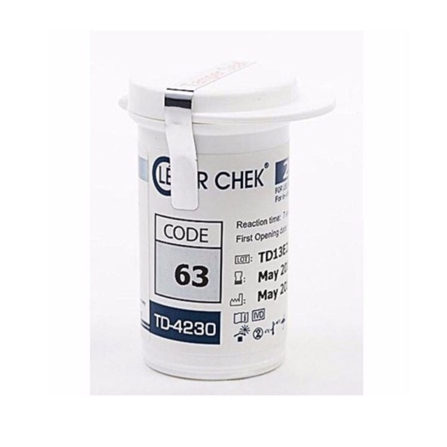 Que thử đường huyết Clever Chek 25 que