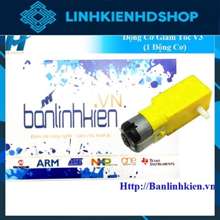 Động Cơ Giảm Tốc 3-6VDC Màu Vàng 2 Trục