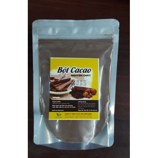 Bột ca cao nguyên chất Indonesia Gói 500gr