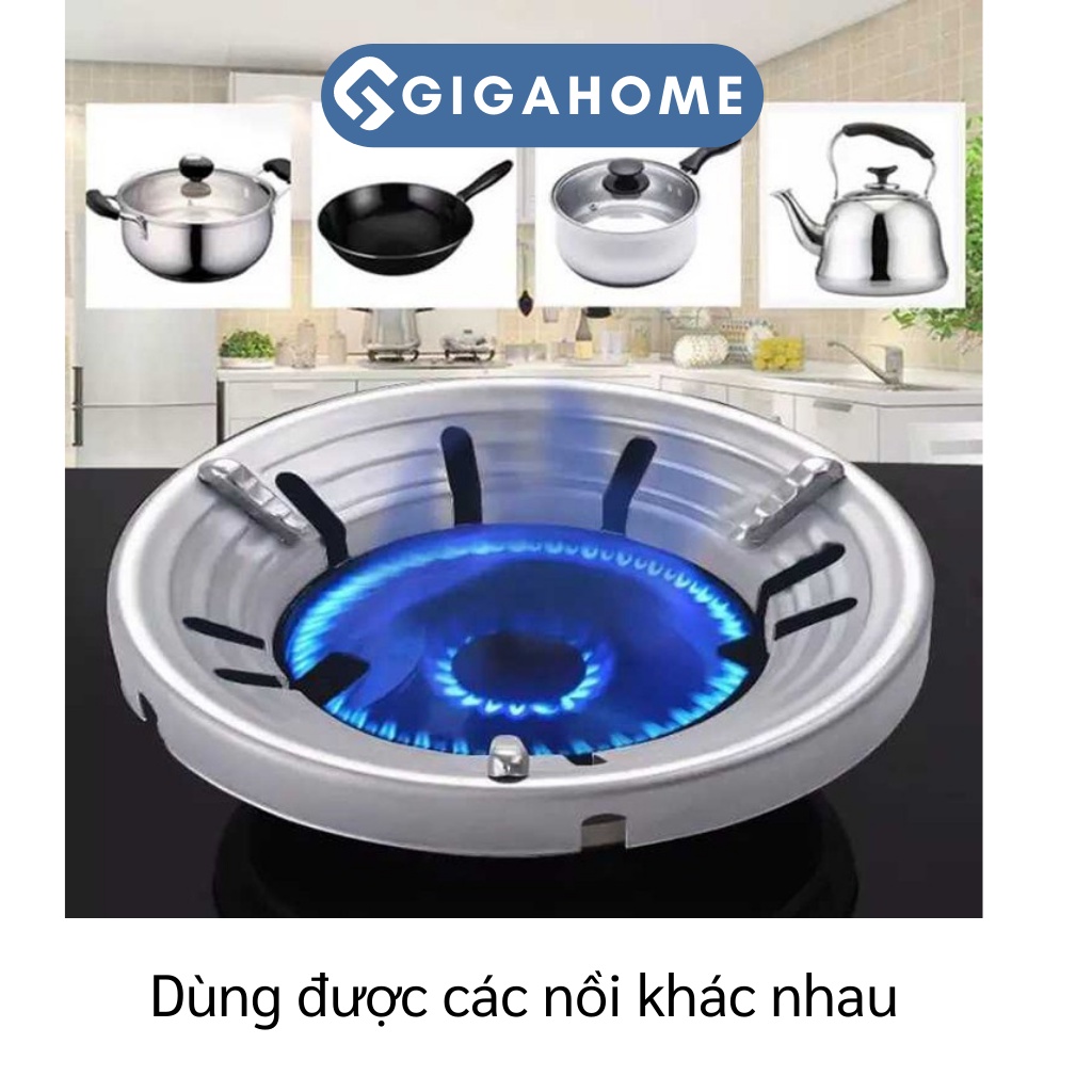 Vỉ Kiềng Chắn Gió Bếp Gas Giúp Tiết Kiệm Gas, Ngăn Nhiệt Tỏa Ra Xung Quanh GIGAHOME 4836