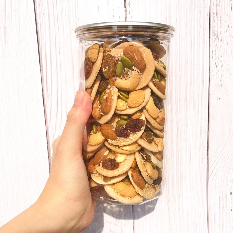 Bánh đồng tiền mix hạt hũ 300GR | KIWISHOP | NGON, CHẤT LƯỢNG, AN TOÀN