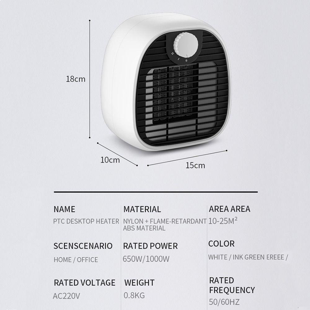 LLOYD Quạt Mini Để Bàn Tiết Kiệm Năng Lượng PTC 400W 400W
