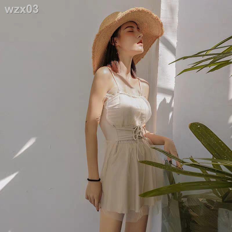 váy gạc suối nước nóng che bụng mỏng hơn sinh viên bảo thủ người hâm mộ cổ tích Hàn Quốc đồ bơi nữ 2020 phong các | BigBuy360 - bigbuy360.vn