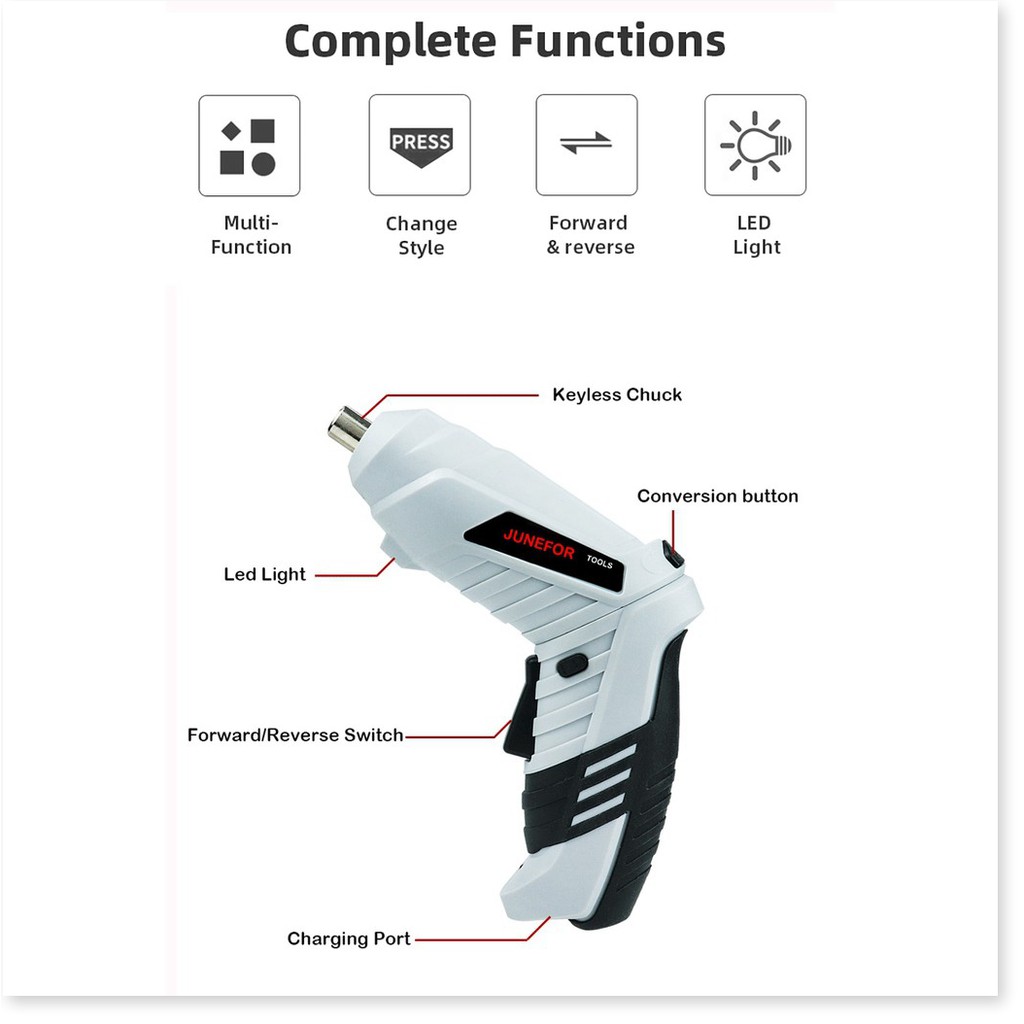 Bộ máy khoan Tuoy 𝑭𝑹𝑬𝑬𝑺𝑯𝑰𝑷 Bộ máy động lực khoan tường gạch, gỗ, sắt, sửa chữa đa năng 9559