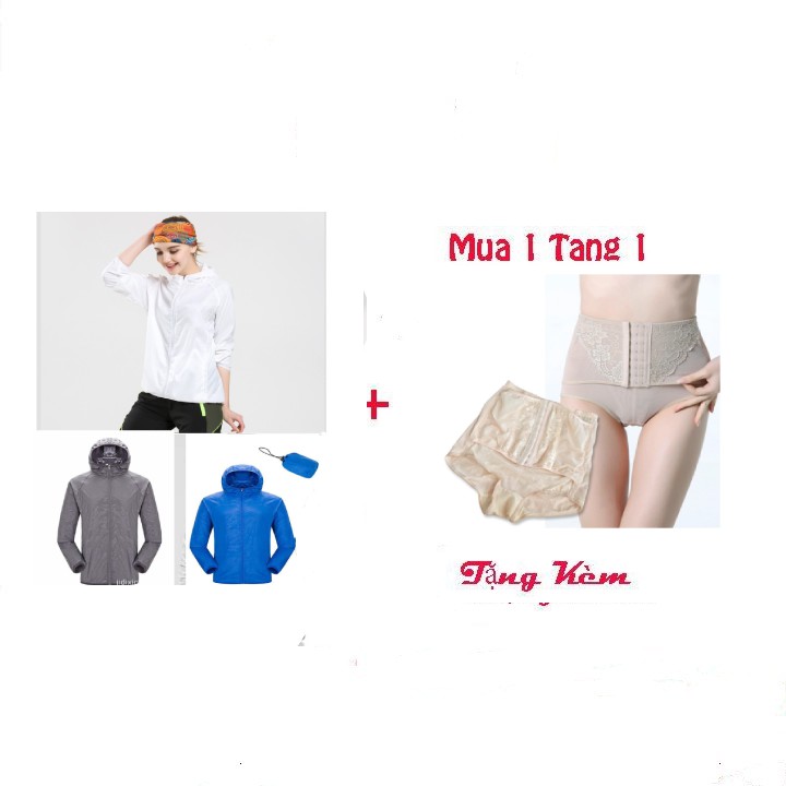 Áo khoác chống nắng nữ siêu nhẹ ABS tặng quần gen định hình nịt bụng Eve’s Love