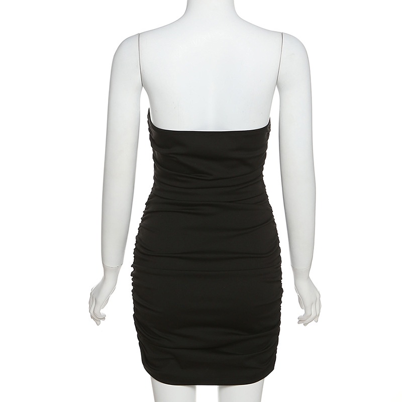 DUNEA Đầm cổ khoét sâu thiết kế quyến rũ thời trang cho nữ