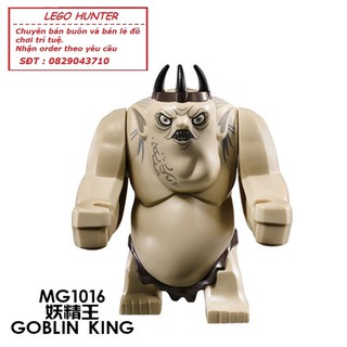 Lego The Hobbit Bigfig Nhân vật Goblin King - Vua Quỷ Núi MG 1016