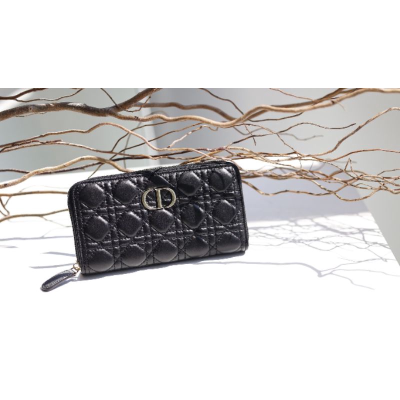 Ví nữ dài D.I da bò mềm sz19cm da thật đẹp dã man fullbox