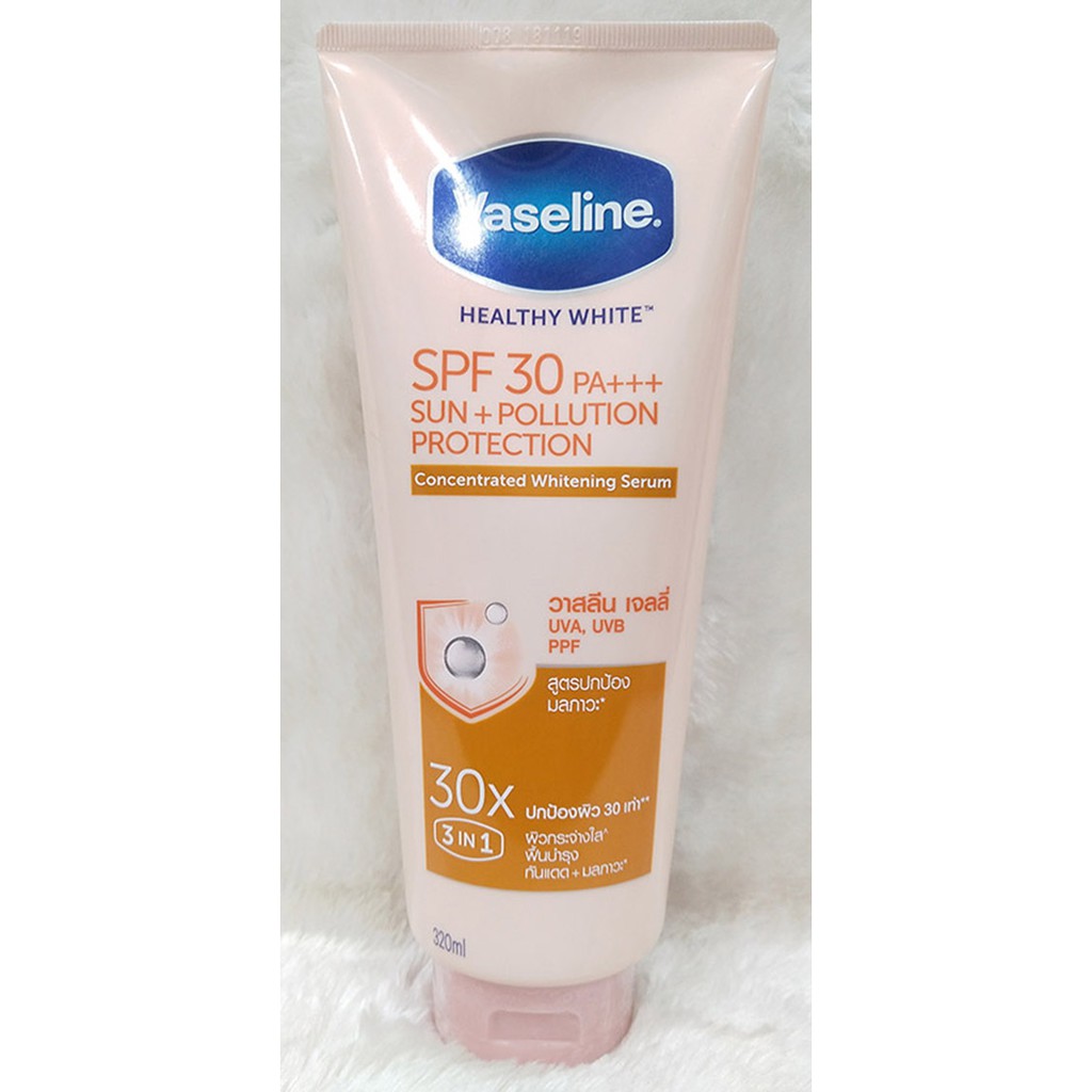 SỮA DƯỠNG THỂ VASELINE HEALTHY WHITE 50X  serum trắng da 320ml