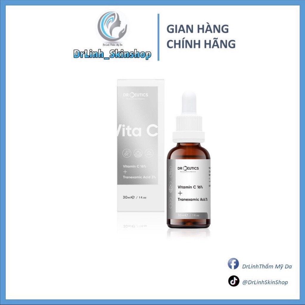 Serum vitamin c mờ thâm đen thâm đỏ sáng da chống lão hoá dr Ceutics SR15
