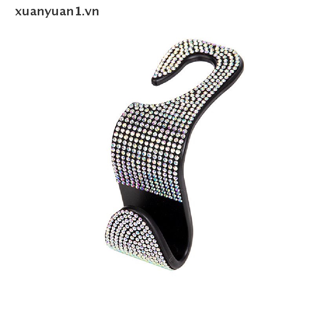 Móc Treo Đồ Gắn Sau Ghế Xe Hơi Đính Đá Lấp Lánh Tiện Dụng Giá Đỡ