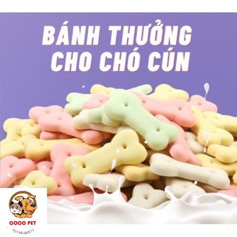 Bánh Quy/ Bánh Thưởng/ Snack Vị Gà, Bò, Sữa Cho Chó Mèo