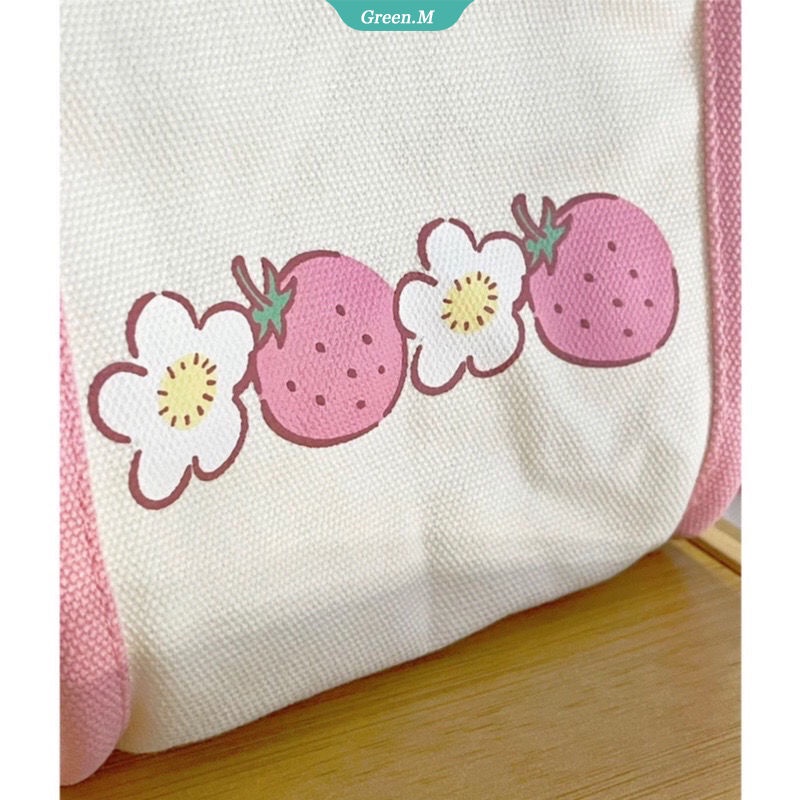 Sanrio My Melody Túi Xách Đeo Vai Canvas Họa Tiết Hoạt Hình Dễ Thương Thời Trang Cho Nữ