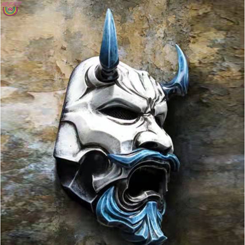 Mặt Nạ Latex Hình Ma Samurai Độc Đáo Dùng Cho Các Bữa Tiệc