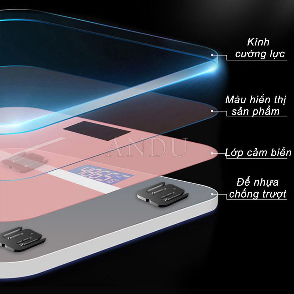 Cân Điện Tử Sức Khỏe Hình Chữ Thâp, Cân Hiện Đại Có Màn Hình Led Siêu Tiện Lợi Cho Mọi Nhà