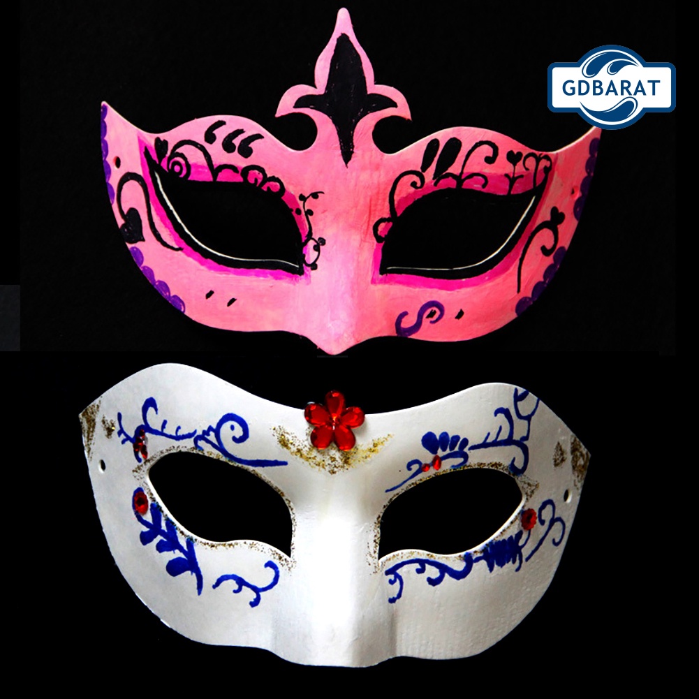 Bộ Dụng Cụ Vẽ Mặt Nạ Hóa Trang DIY Cho Trẻ Em