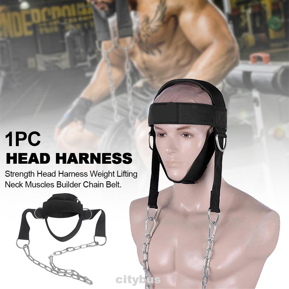 Power Training Weight Lifting Gym Exercise Fitness Adjustable Neck Equipment Head Harness