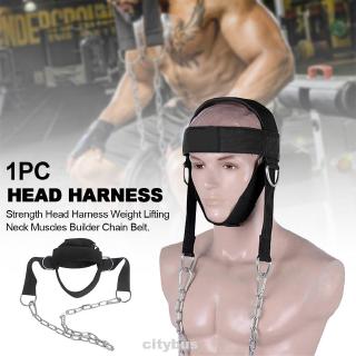 Power Training Weight Lifting Gym Exercise Fitness Adjustable Neck Equipment Head Harness