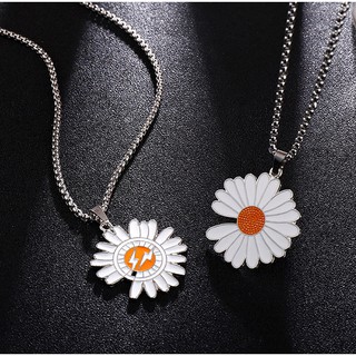 [RẺ VÔ ĐỊCH] Vòng đeo cổ hình HOA CÚC GD- Dây chuyền vòng bi hợp kim unisex nam nữ đeo đôi phụ kiện trang sức thời trang