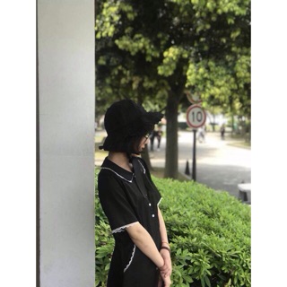ORDER Váy phối ren cúc trước