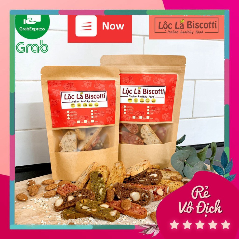 Sale (Ăn kiêng - giảm cân) 300gr Biscotti vị truyền thống - công thức Ý - Chuẩn HEALTHY